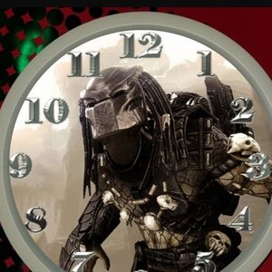 Predator stare led light wall clock